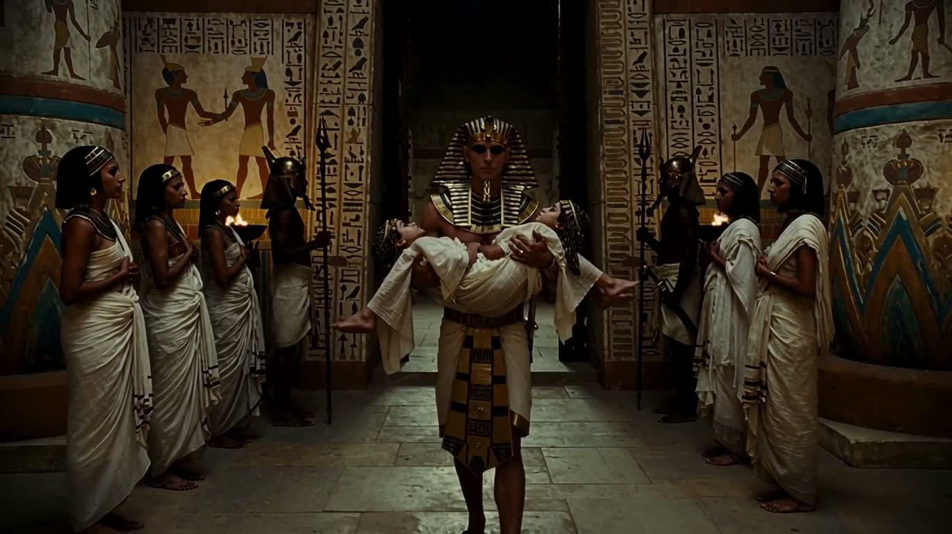 Le pharaon pleure son premier-né