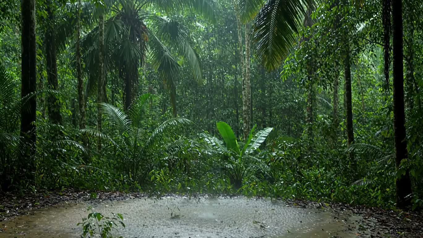 Watching the Storm in the Tropical Rainforest