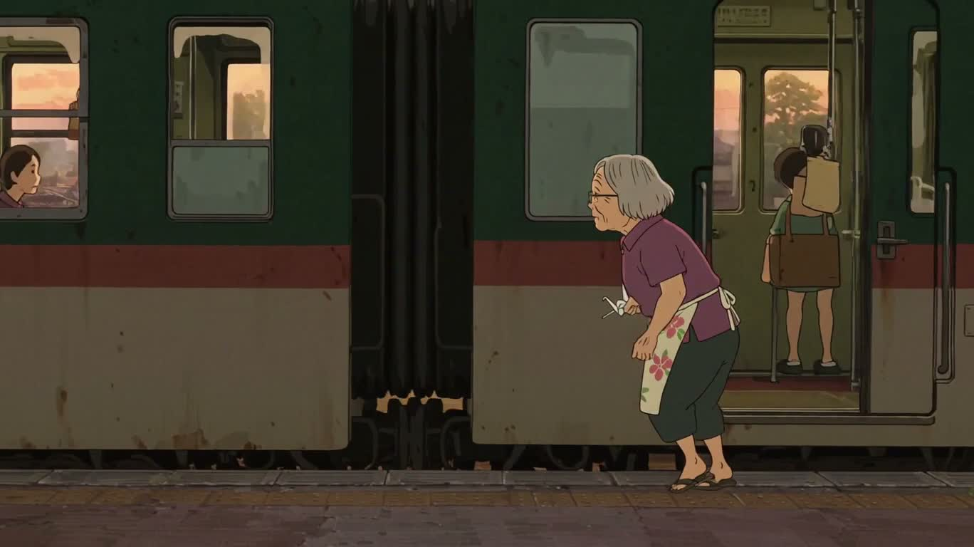 黄昏站台的纸鹤追别