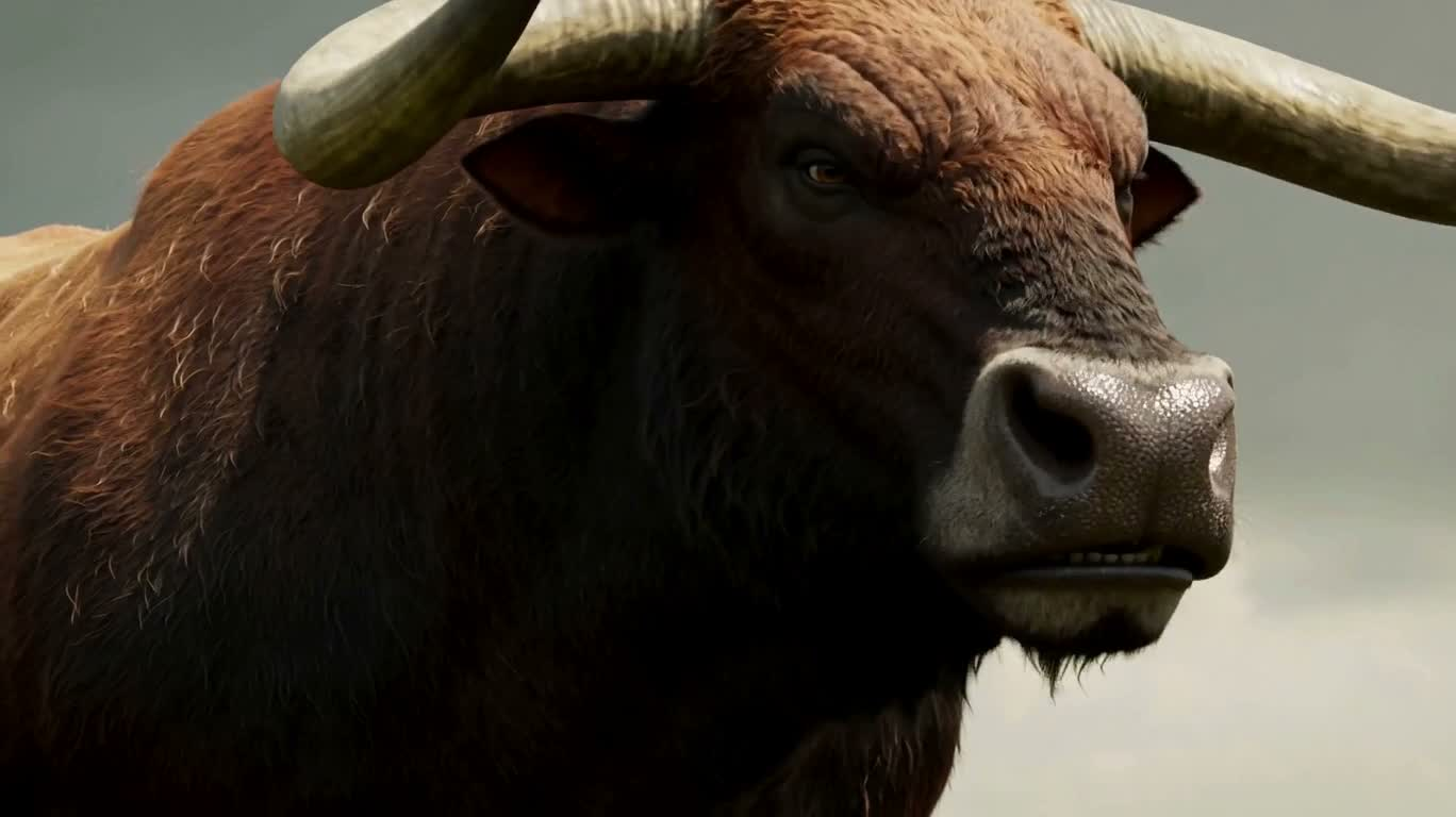 L'Homme-Taureau furieux charge avec son marteau